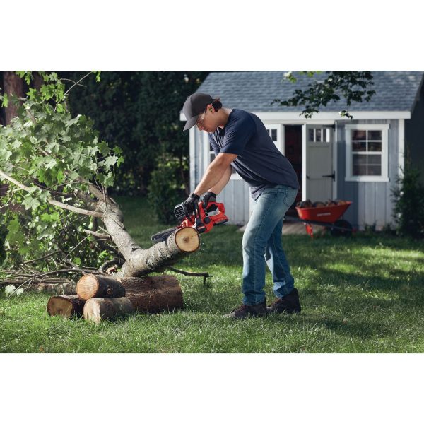 V20* 10-in. Cordless Chainsaw Kit With 2.0 Ah Battery and Charger - Image 2