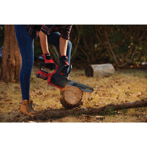 V20* 12-in. Cordless Compact Chainsaw Kit With 4.0 Ah Battery and Charger - Image 2