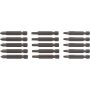 2-in Phillips, Square/Robertson TORX? Screwdriving Set (15 pc)