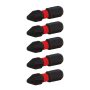 Impact Rated 1-In. Phillips #2 Screwdriving Bits (5 Pk.)