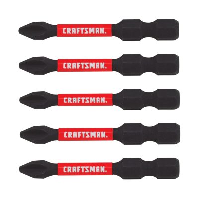 Impact Rated 2-In. Phillips #2 Screwdriving Set (5 Pk.)