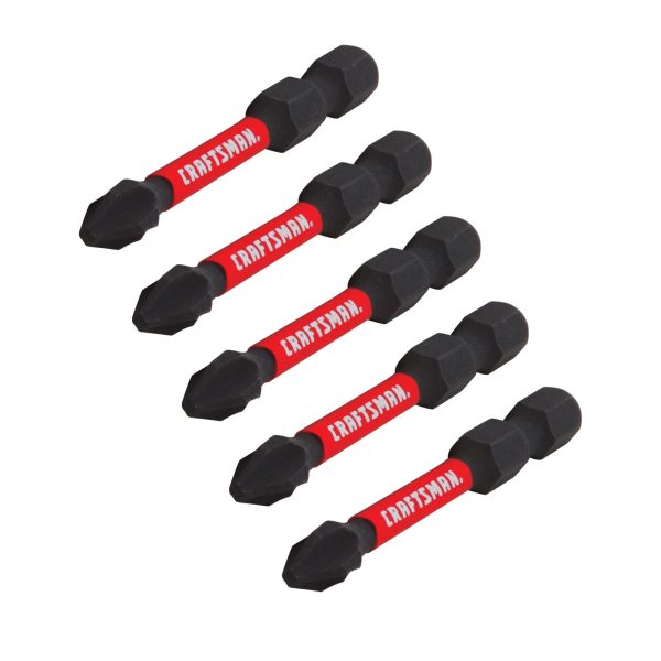 Impact Rated 2-In. Phillips #2 Screwdriving Set (5 Pk.) - Image 2