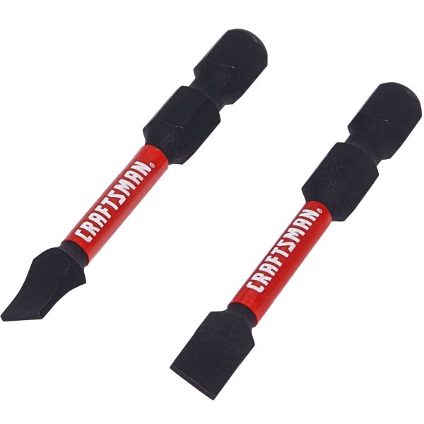 Impact Rated 2-In. Slotted #6-8 Screwdriving Bits (2 Pk.) - Image 2