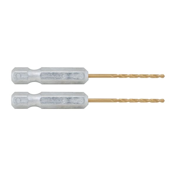 1/16-In. Hex Shank Titanium Nitride Coating Drill Bits (2 Pk.)