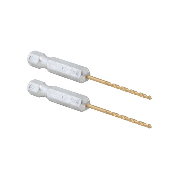1/16-In. Hex Shank Titanium Nitride Coating Drill Bits (2 Pk.) - Image 2