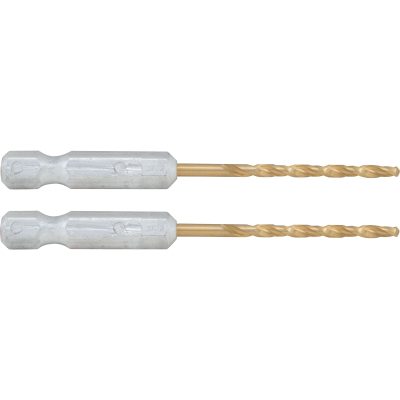 3/32-In. Hex Shank Titanium Nitride Coating Drill Bits (2 Pk.)
