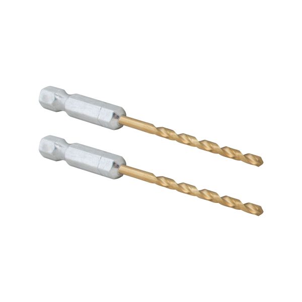 7/64-In. Hex Shank Titanium Nitride Coating Drill Bits (2 Pk.) - Image 2
