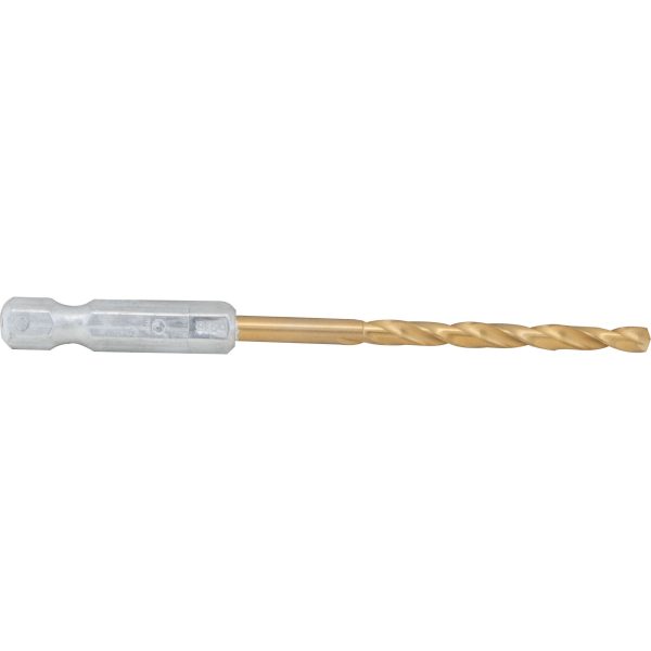 9/64-In. Hex Shank Titanium Nitride Coating Drill Bit (1 Pk.)