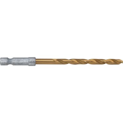 1/4-In. Hex Shank Titanium Nitride Coating Drill Bit (1 Pk.)