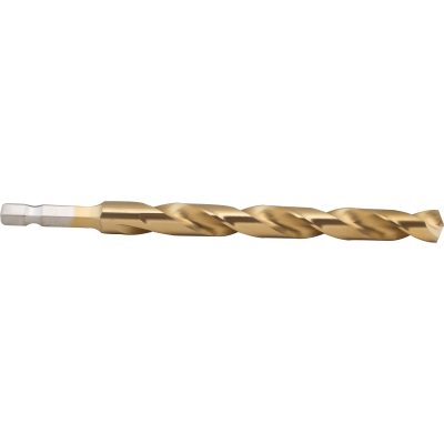 3/8-In. Hex Shank Titanium Nitride Coating Drill Bit (1 Pk.)