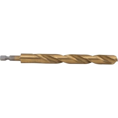 1/2-In. Hex Shank Titanium Nitride Coating Drill Bit (1 Pk.)