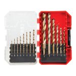 Gold Oxide Coated Drill Bit Set (14 pc)