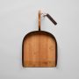 Wood & Leather Dustpan