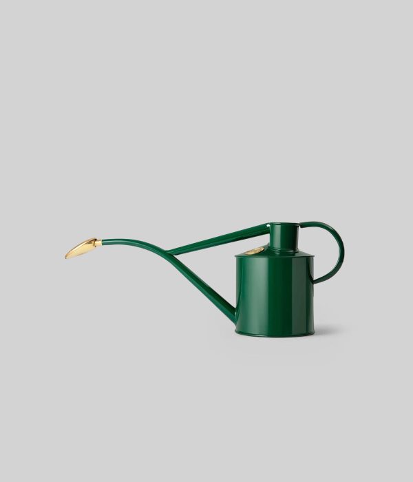 The Rowley Ripple Green - 2 Pint Metal Watering Can