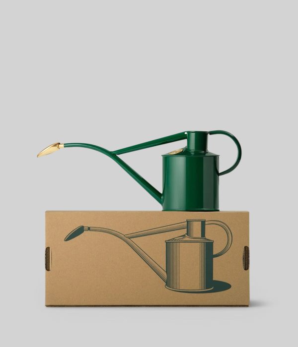 The Rowley Ripple Green - 2 Pint Metal Watering Can - Image 5