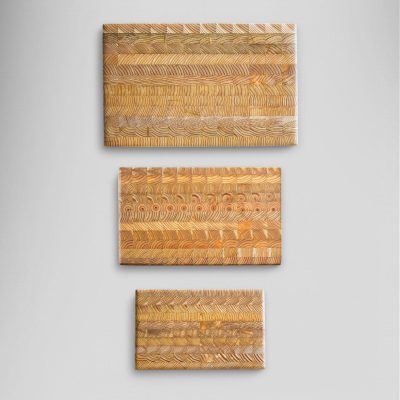 Premium Kiln Dried Larch Wood One Hander Cutting Board Bundle