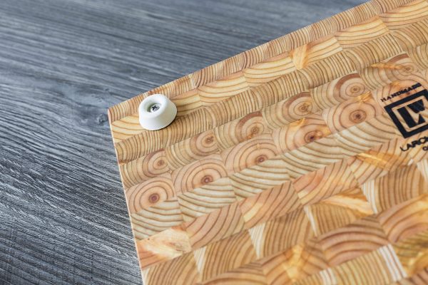 Premium Kiln Dried Larch Wood One Hander Medium Cutting Board 14 x 8 - Image 2