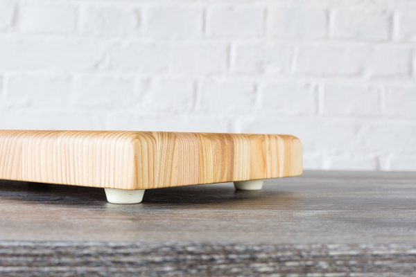 Premium Kiln Dried Larch Wood One Hander Small Cutting Board 12 x 7 - Image 4