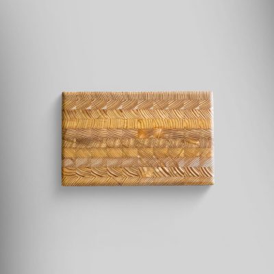 Premium Kiln Dried Larch Wood One Hander Small Cutting Board 12 x 7